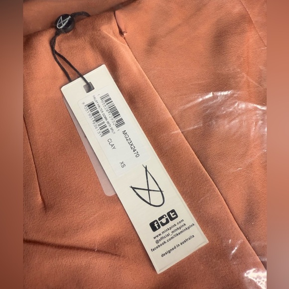 MinkPink - Finlay Halter Maxi Gown Dress - Clay - XS NWT - Picture 6 of 8